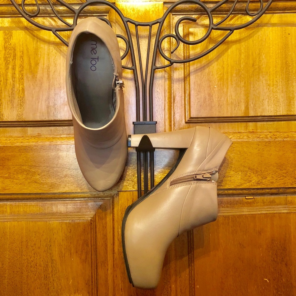 Me Too Taupe Booties